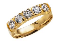 Vigselring Schalins Mountain, Rocky med 1,00 ct. diamant i 18 k guld.