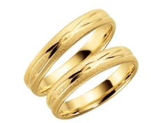 Vigselring Schalins Ouvertyr, 282-4 i 18 k guld.
