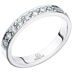 Vigselring Schalins New Collection 237-34.11 i platina med 0,44 ct diamanter.