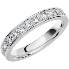 Vigselring Store Collection by Schalins PK31 med diamant i 18 k guld.