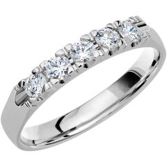 Vigselring Store Collection by Schalins PK37 med diamant i 18 k guld.