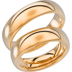 Vigselring Schalins Klassisk, 220-6  i 18 k guld.