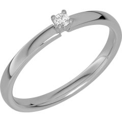 Vigselring Schalins Shine Glimmer A05VG 18K med diamant.