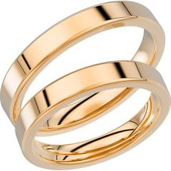 Vigselring Schalins Klassisk 237-4 i 18 k guld.