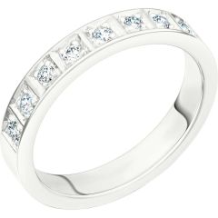 Vigselring Schalins siSierra 0,24 ct. diamant i silver.