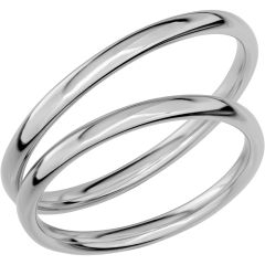 Vigselring Schalins Signo of Love 1 SR1001 i 18 k vitguld.
