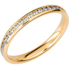 Vigselring Schalins Sign of Love Diamant SR2002 i 18 k guld.