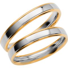 Vigselring Schalins Colour of Love  SR3001 i 18 k guld.