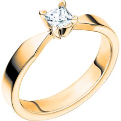 Vigselring Schalins New Collection Maui 18 K guld med 0,30 ct. diamant.